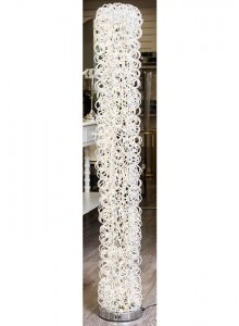 The Grange Collection Column Floor Lamp 140x22x22cm