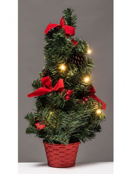 The Grange Collection LED 10-Light Christmas Tree 50cm