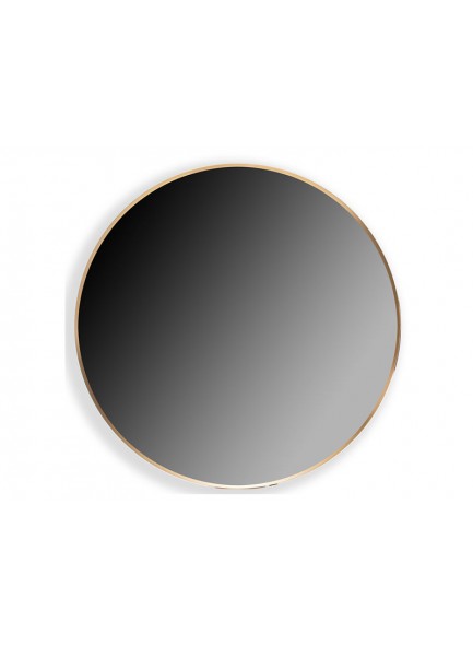 The Grange Collection Round Gold Mirror 80x80x3.5cm