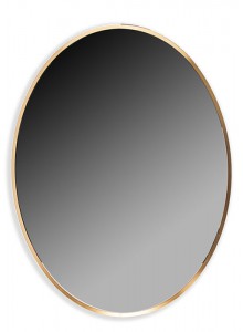 The Grange Collection Oval Gold Mirror 73x55x3.5cm