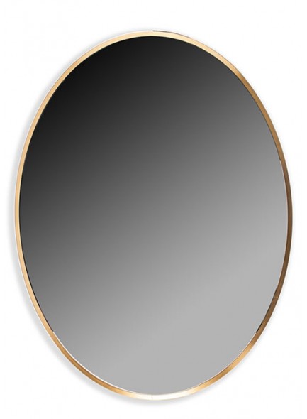 The Grange Collection Oval Gold Mirror 73x55x3.5cm
