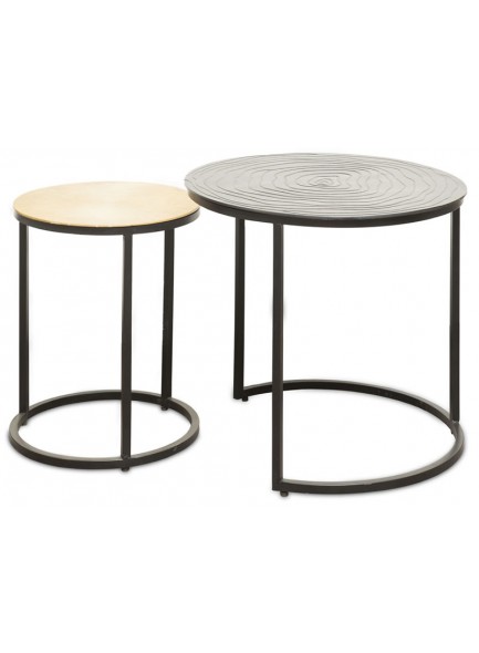 ARTMODA Set of 2 Tables (Black)