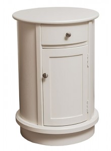 The Grange Collection Ivory Round Side Table 45x45x66cm