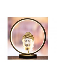The Grange Collection Buddha Head USB Lamp 30.6x15.5x33cm