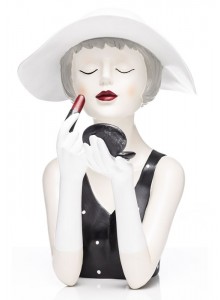 The Grange Collection Lady Lipstick Figurine 26.5x20x30.5cm
