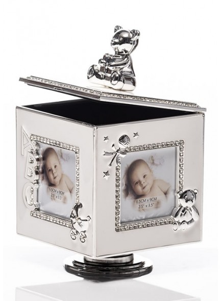 The Grange Collection Bear Music Box Photo Frame