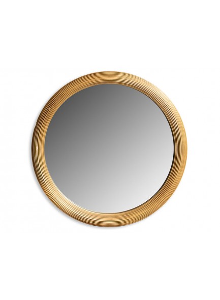 The Grange Collection Round Gold Mirror 80x80cm