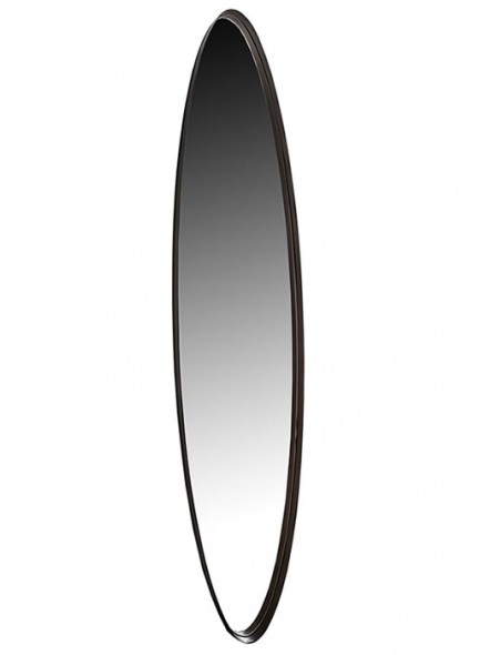 The Grange Collection Black Full Length Wall Mirror 25x120cm
