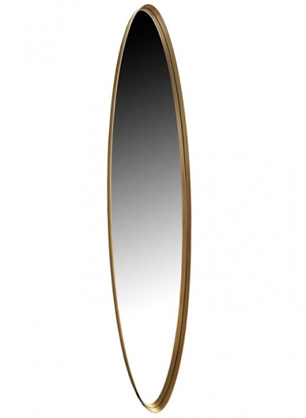 The Grange Collection Gold Full Length Wall Mirror 25x120cm