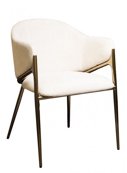 The Grange Collection Armchair in Cream 56x81cm