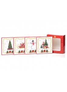 The Grange Collection Christmas Coasters Set of 4
