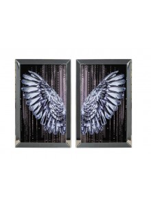 The Grange Collection Set of 2 Angel Wings Picture