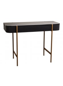 The Grange Collection Console Table in Black & Metal