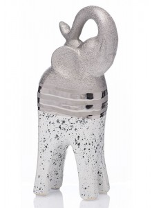 The Grange Collection Silver Design Decorative Elephant