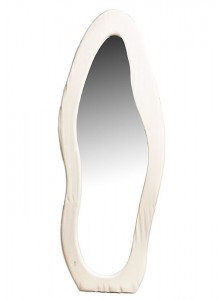 The Grange Collection Modern Bubble Frame Mirror 160x60cm - White