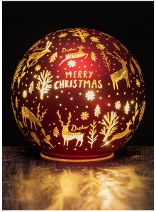 The Grange Collection LED Reindeer Design Ball