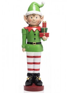 The Grange Collection Christmas Present Elf 12.5x10.5x38cm
