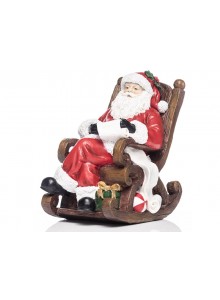 The Grange Collection Ceramic Santa in Rocking Chair