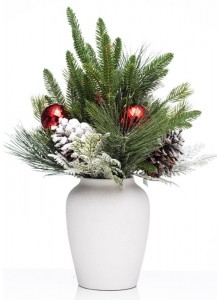 The Grange Collection Christmas Decorative Tree in Ceramic Pot