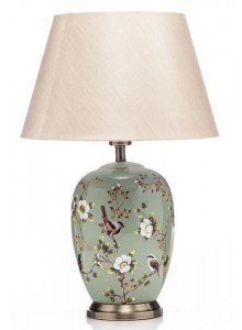 The Grange Collection Butterfly Design in Green Table Lamp 40x40x61cm