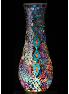 The Grange Collection Mosaic Vase Lamp