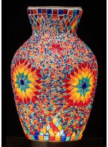 The Grange Collection Mosaic Vase Lamp