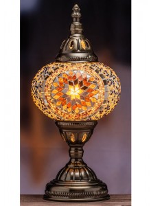 The Grange Collection Mosaic Table Lamp 15x33cm