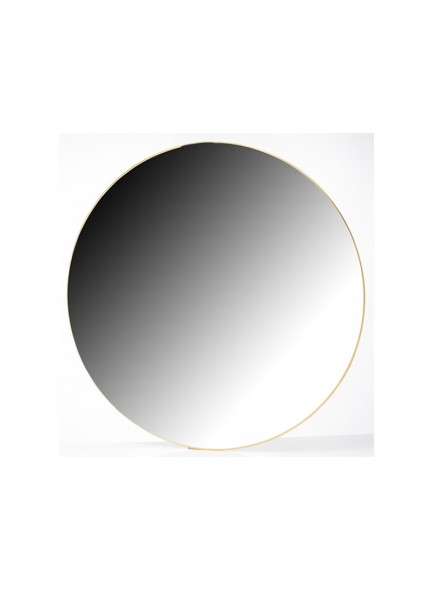 The Grange Collection Decorative Round Mirror Gold Frame