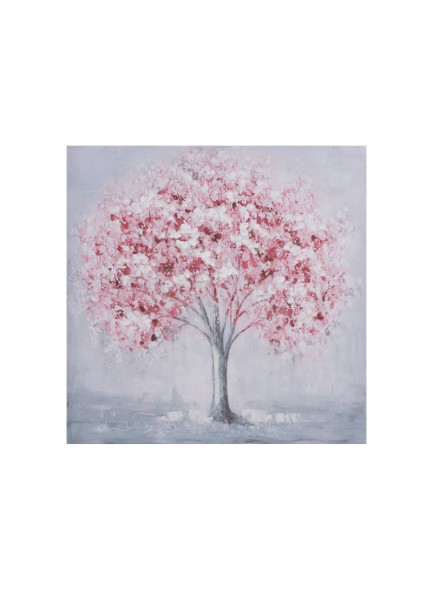 The Grange Collection Pink Cherry Blossom Canvas - 80X80cm