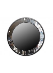 The Grange Collection Round Black Mirror