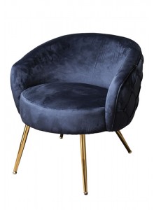 The Grange Interiors Royal Blue Chair - 70x77x73cm