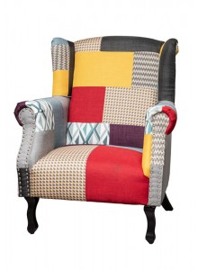 The Grange Interiors Patchwork Arm Chair 77x86x102cm